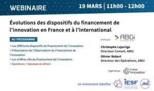 Évolutions des dispositifs du financement de l’innovation en France et à l’international @ France Innovation | Ivry-sur-Seine | Île-de-France | France