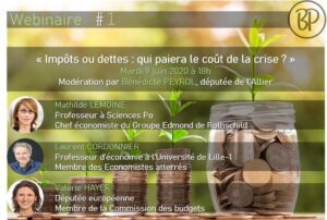 Webinar-débat : impôt ou dettes qui paiera le coût de la crise ? @ Événement en ligne
