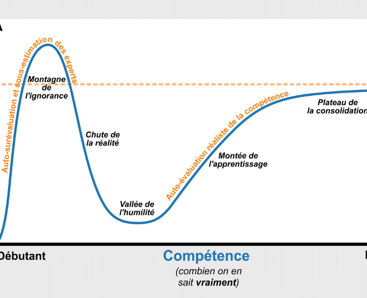 La courbe compétence x confiance
