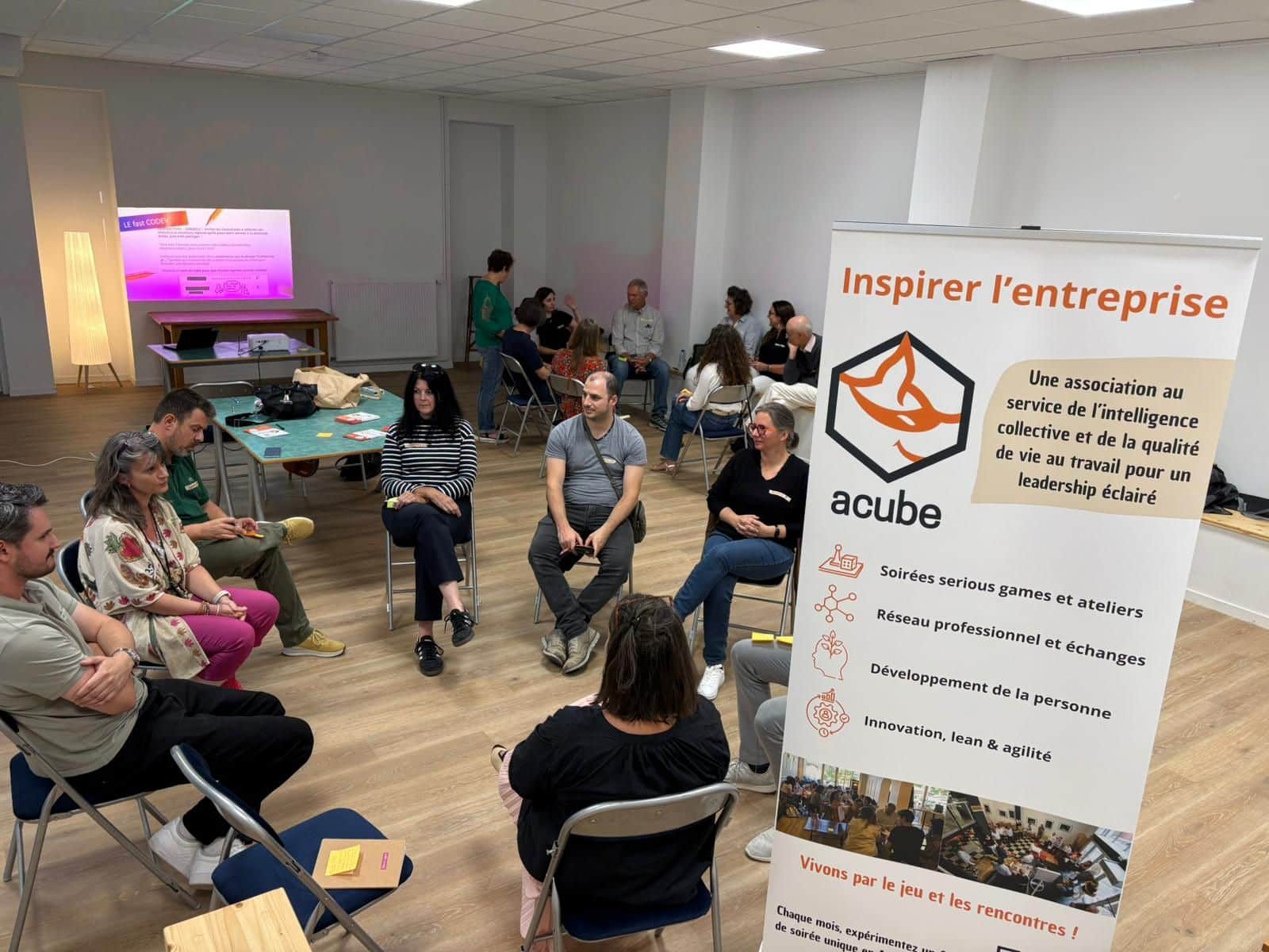 Soirée de A CUBE à Clermont Ferrand pour tester le codev