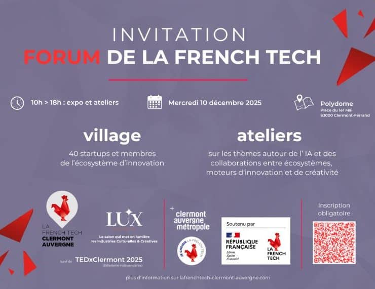 Invitation Forum French Tech 10 décembre