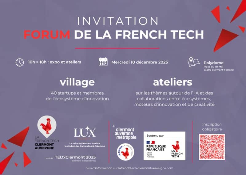 Invitation Forum French Tech 10 décembre
