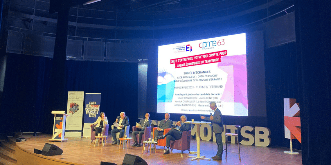 5 candidats en débat invités par MEDEF et CPME 63