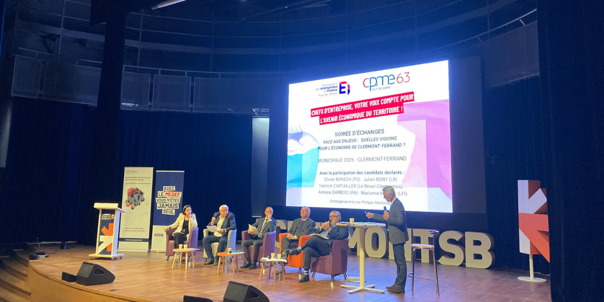 5 candidats en débat invités par MEDEF et CPME 63