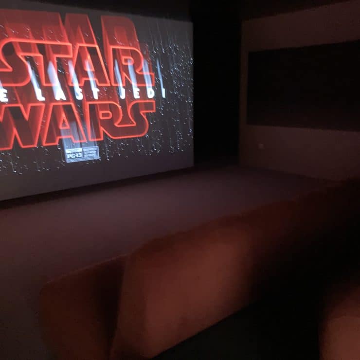 Salle de projection cosy