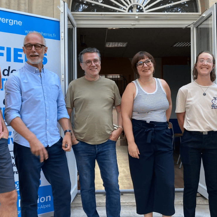 photo de groupe des pitcheurs du Upheros Clermont