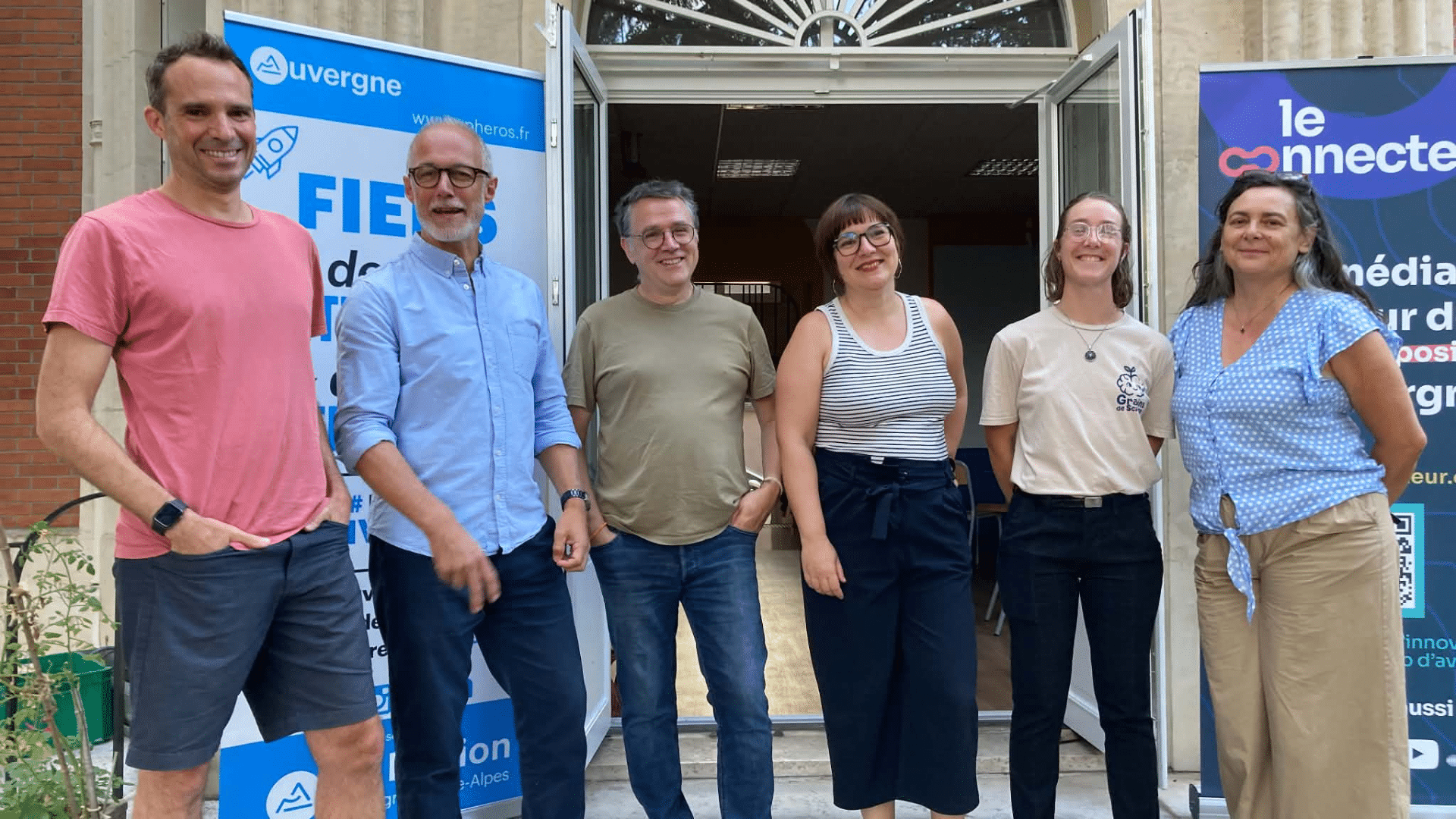 photo de groupe des pitcheurs du Upheros Clermont