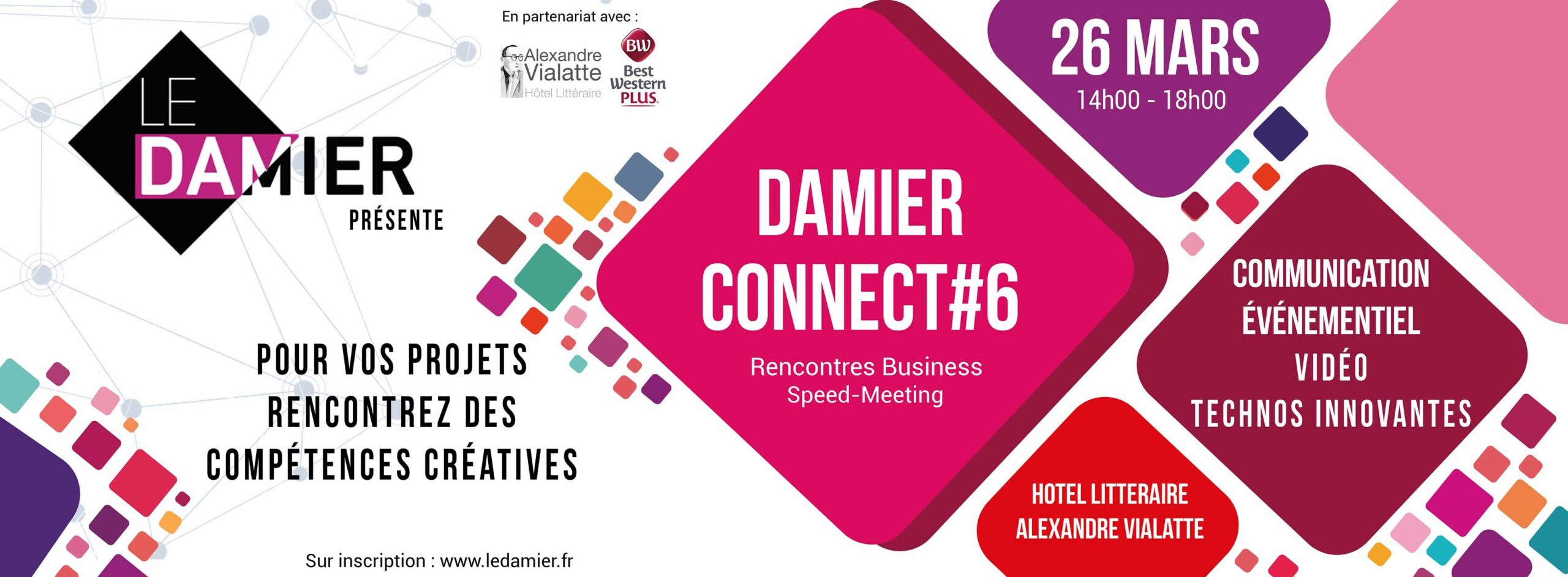 DAMIER Connect#6 @ Hôtel Littéraire Alexandre Vialatte | Clermont-Ferrand | Auvergne-Rhône-Alpes | France