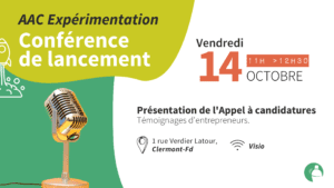 [SUR PLACE ET EN LIGNE] Conférence de lancement / Appel à candidatures Expérimentation @ CoCoShaker | Clermont-Ferrand | Auvergne-Rhône-Alpes | France