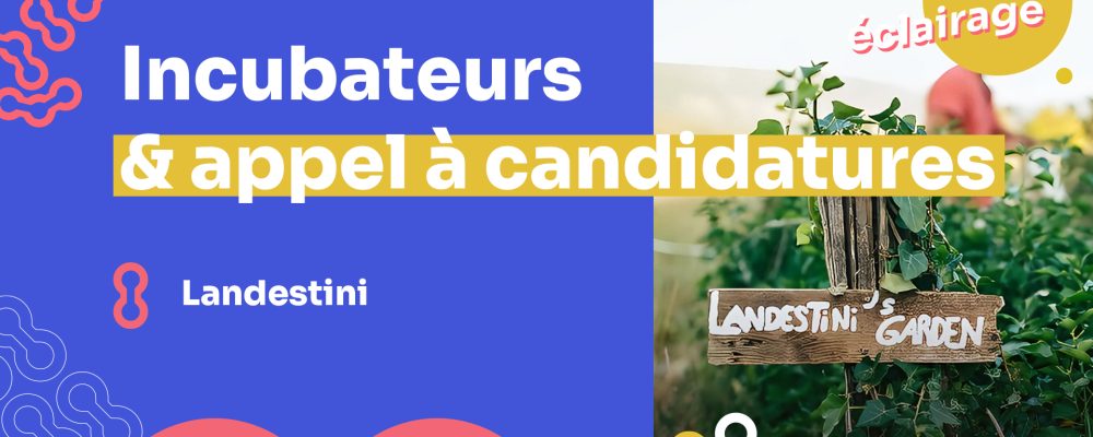 Landestini, série Incubateur & appel à candidatures