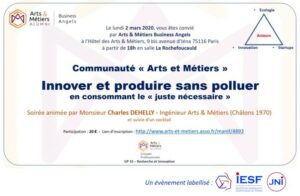 Innover et produire sans polluer en consommant le "juste nécessaire" @ Salle La Rochefoucauld | Paris | Île-de-France | France