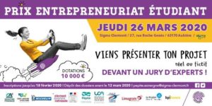 Prix entrepreneuriat étudiant 2020 @ École d'ingénieurs SIGMA Clermont | Aubière | Auvergne-Rhône-Alpes | France